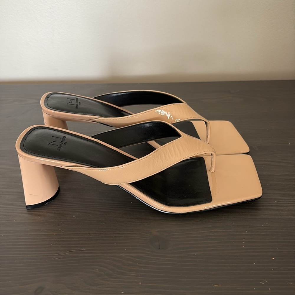 Marc Fisher Cadence Heeled Square Toe Sandal Thon… - image 5